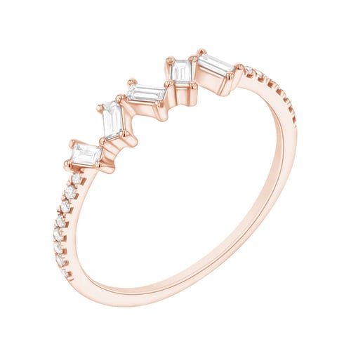 Ring mit Lab Grown Baguette-Diamanten Kayleah