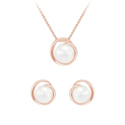 Romantische Silberkollektion mit Perlen Prietta