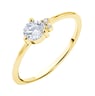 Cluster Ring mit Diamanten Marine