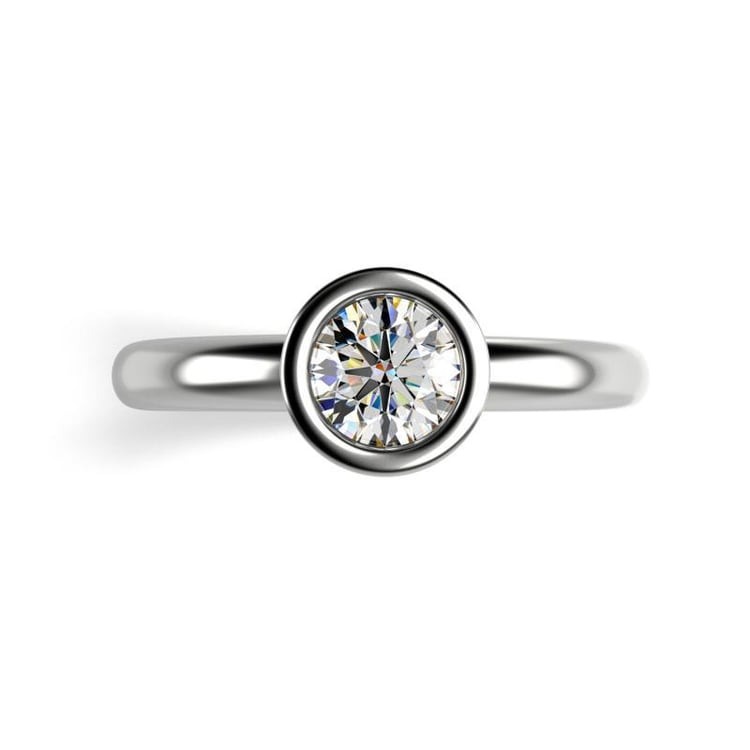 Platinring mit Diamanten 24284
