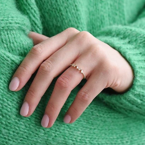 Ring mit Lab Grown Baguette-Diamanten Kayleah