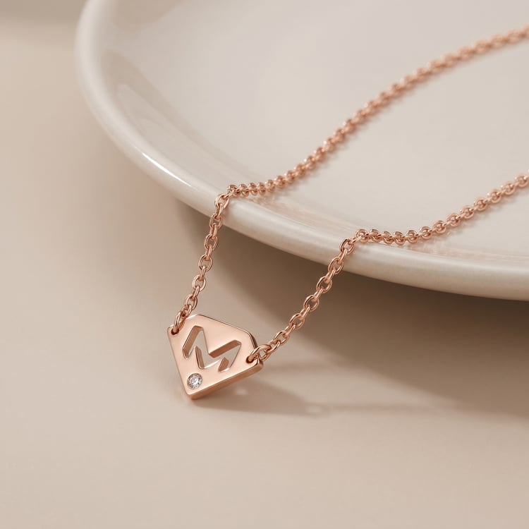 Goldkette mit dem Buchstaben M Lary 168436