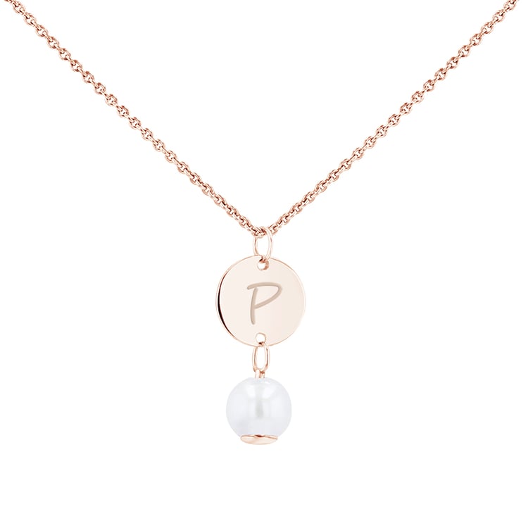 Perlenanhänger mit Gravur Hilda 100036