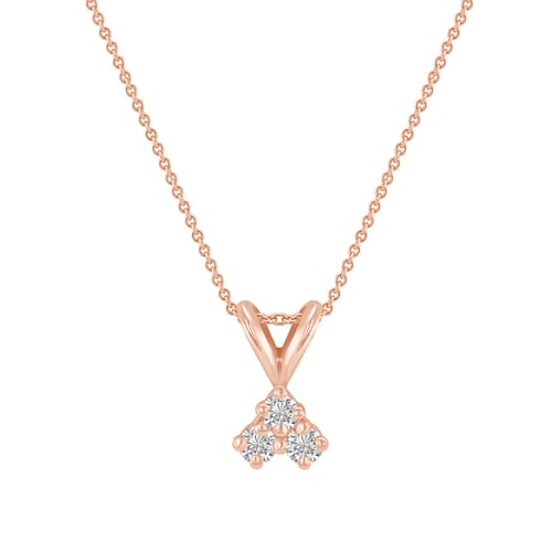 Anhänger mit drei Lab Grown Diamanten Froze