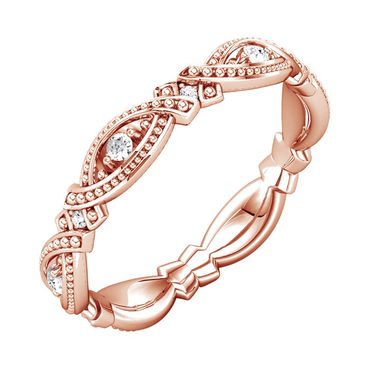 Ring aus Roségold 80656