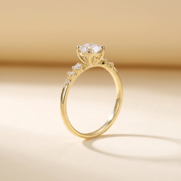 Verlobungsring mit Buchstaben und Diamanten Olha 166784