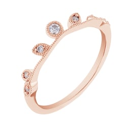 Memoire Ring mit Blattmotiv und Lab Grown Diamanten Bates