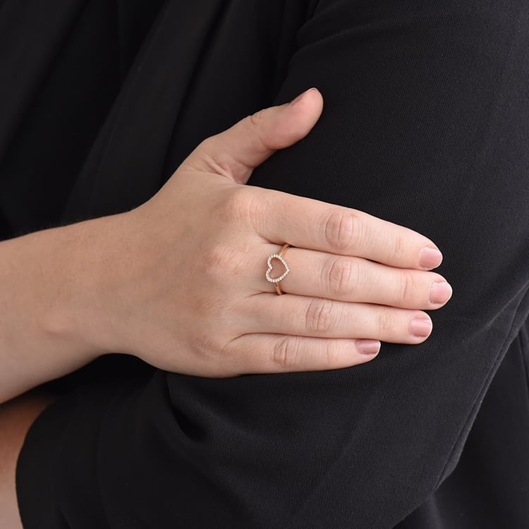 Romantischer Ring mit Diamanten Luice 85731