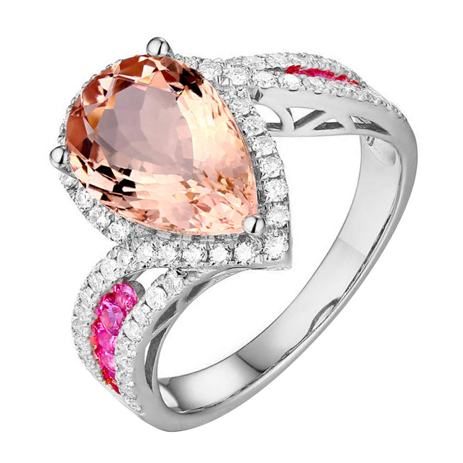 Goldring voller Edelsteine Misi 87234