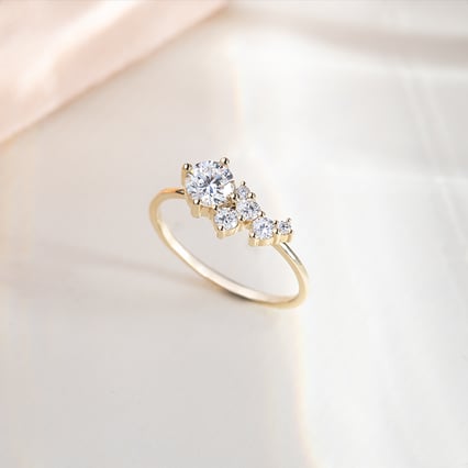 Cluster Ring mit Lab Grown Diamanten Sava