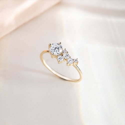Cluster Ring mit Lab Grown Diamanten Sava