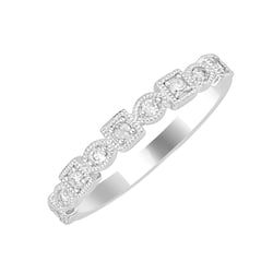 Goldener Eternity-Ring mit Diamanten Sanel