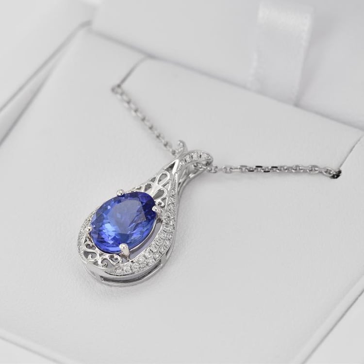Anhänger mit Tansanit und Diamanten Fredie 22770