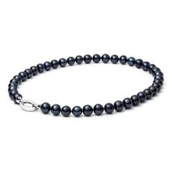 Kette mit schwarzen Perlen Scilla