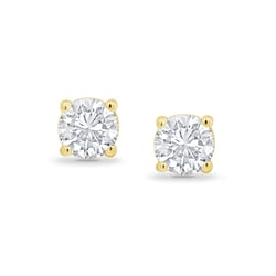 Ohrringe mit Diamanten und vier Krappen Christi
