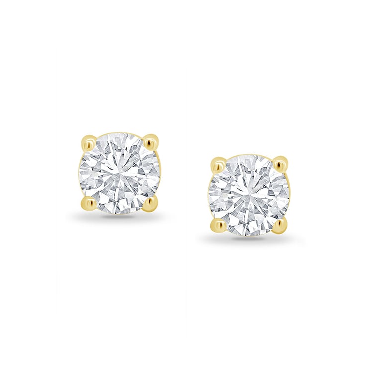 Ohrringe mit Diamanten und vier Krappen Christi 167116