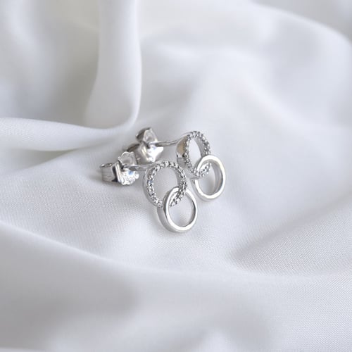 Elegante Ohrringe mit Diamanten Landyh