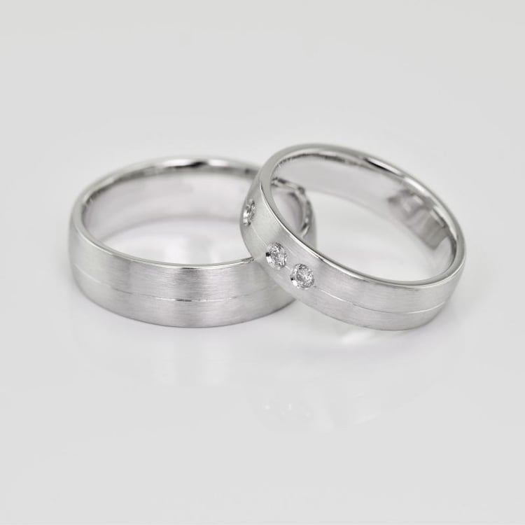 Eheringe mit Diamanten 20734