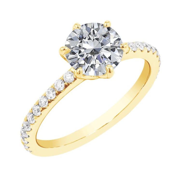 Verlobungsring mit Moissaniten Fabio 102567