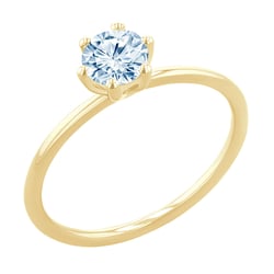 Verlobungsring mit Aquamarin Birdie