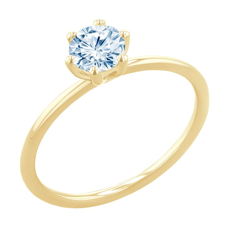 Verlobungsring mit Aquamarin Birdie 151023