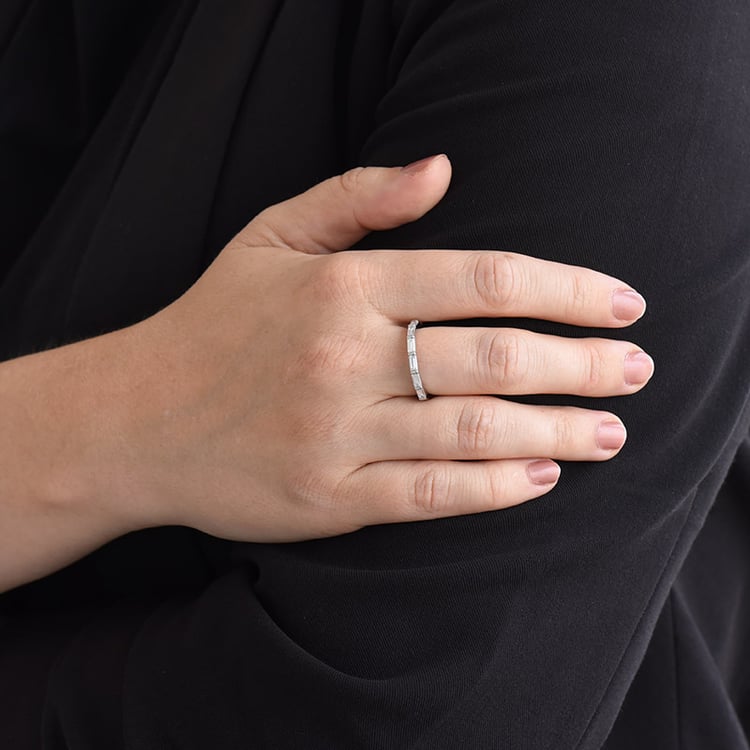 Eleganter Ring mit Baguette Diamanten Marilyn 85858