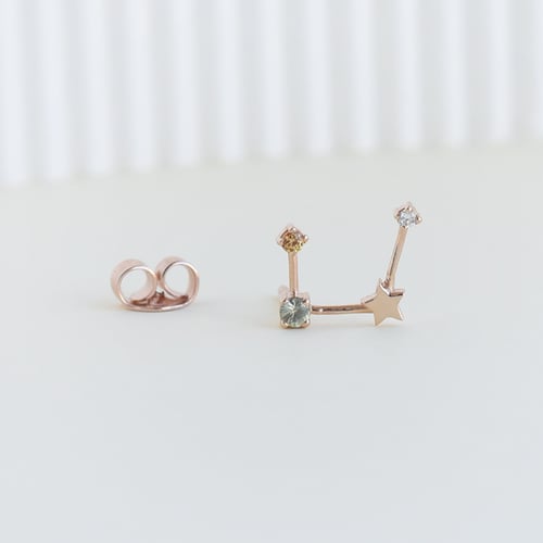 Ohrring mit Sternzeichen Virgo