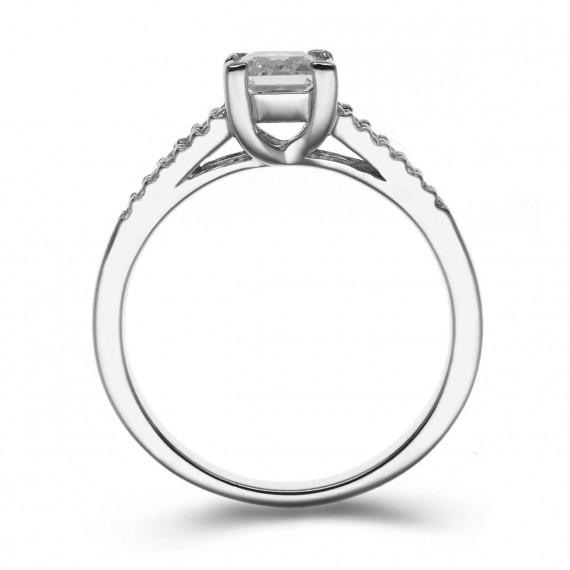 Verlobungsring aus Platin 8655