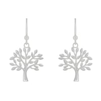 Silberne Ohrringe mit Baum des Lebens Kyrie