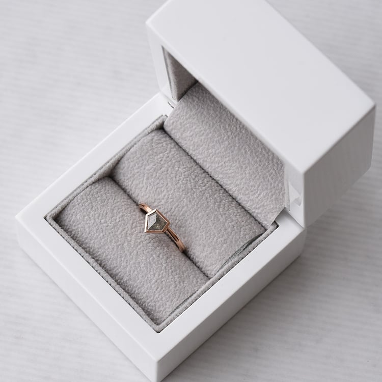 Ring mit Salt and Pepper Diamant Vilma 71672