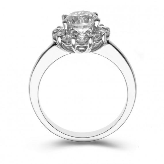 Ring aus Platin 11124
