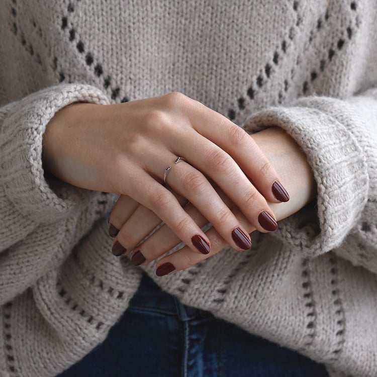 Ausgefallener Silberring mit schwarzen Diamanten Kessie 73077