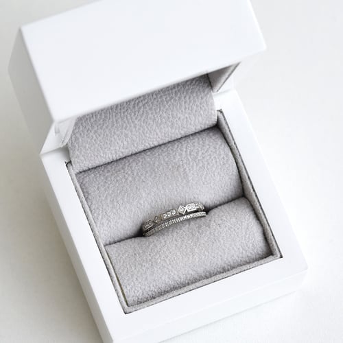 Trendy Goldring mit Lab Grown Diamanten Ward