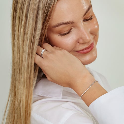 Tennisarmband mit Lab Grown Diamanten Lea