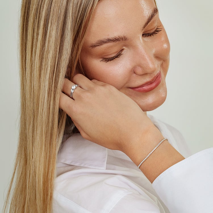 Tennisarmband mit Lab Grown Diamanten Lea 162565