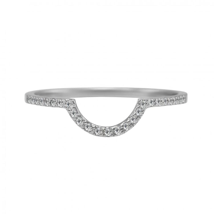 Verlobungsset mit Halo Ring und Diamanten Lieta 24351