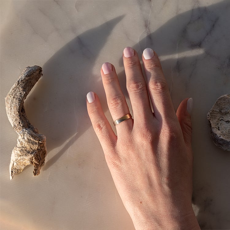 Trauringe aus kombiniertem Gold Talin 97120