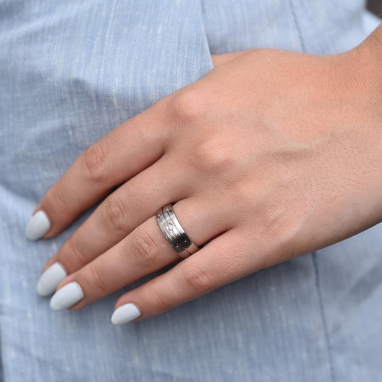 Trauringe aus kombinierten Gold 33407