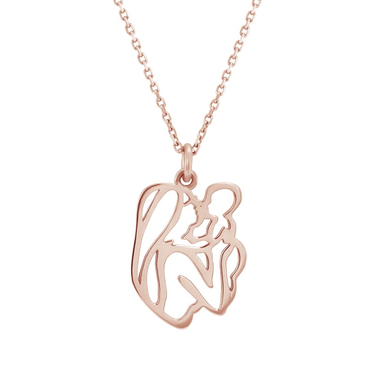 Silberner Anhänger Mutter und Kind Willy 83741