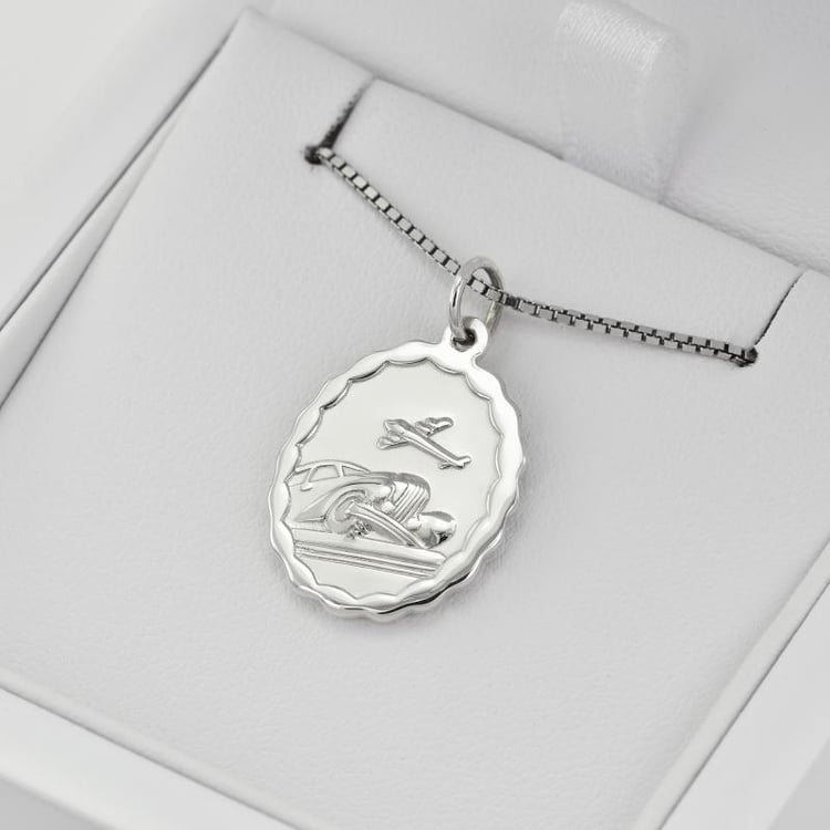 Silberner Anhänger heiliger Christopher 26014