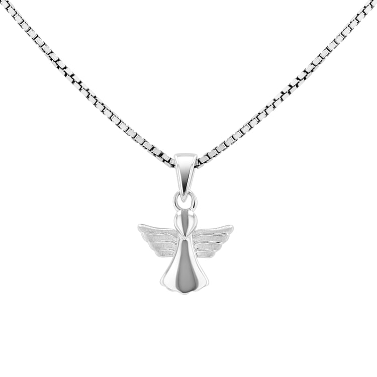 Silberner Anhänger mit Engel Michael