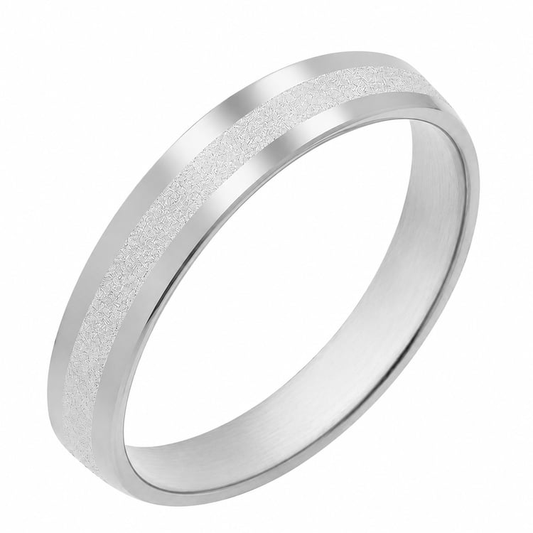 Eheringe aus mattem Gold mit glänzenden Rändern Kalea 170924