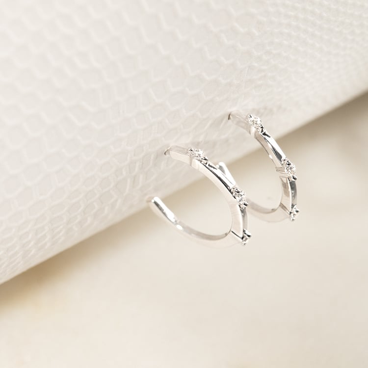 Runde Ohrringe mit Diamanten Ramila 134241