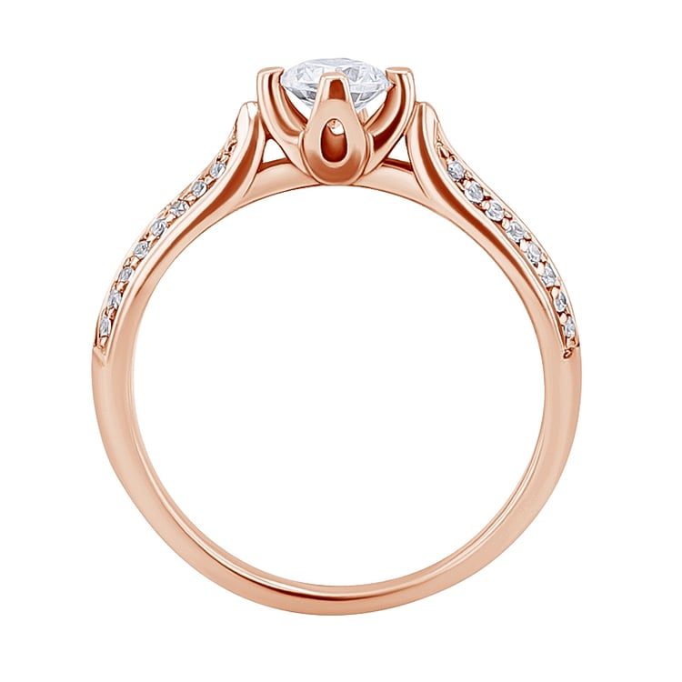 Verlobungsring mit Diamanten Katynie 128836