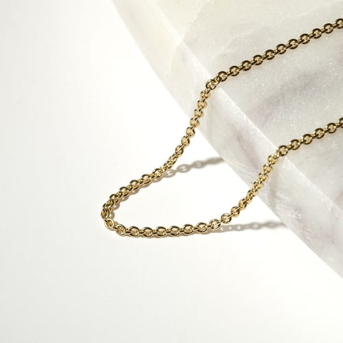 Ankerkette 45 cm aus 14k Gold mit der Breite 1.4 mm