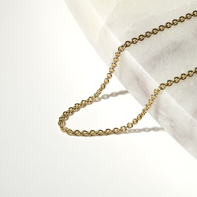 Ankerkette 45 cm aus 14k Gold mit der Breite 1.4 mm 130734