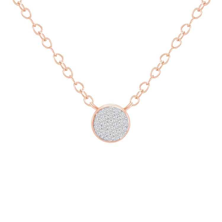 Minimalistische Kette mit Diamanten Everild 41673