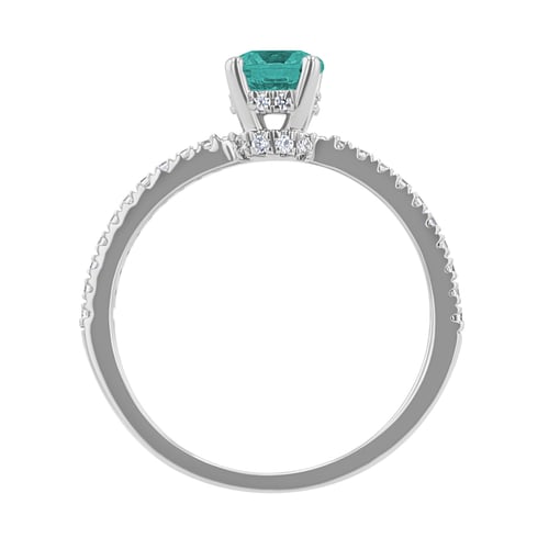 Goldring mit Smaragden und Diamanten Prisha