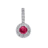 Eleganter Anhänger mit Rubin und Lab Grown Diamanten Harvey