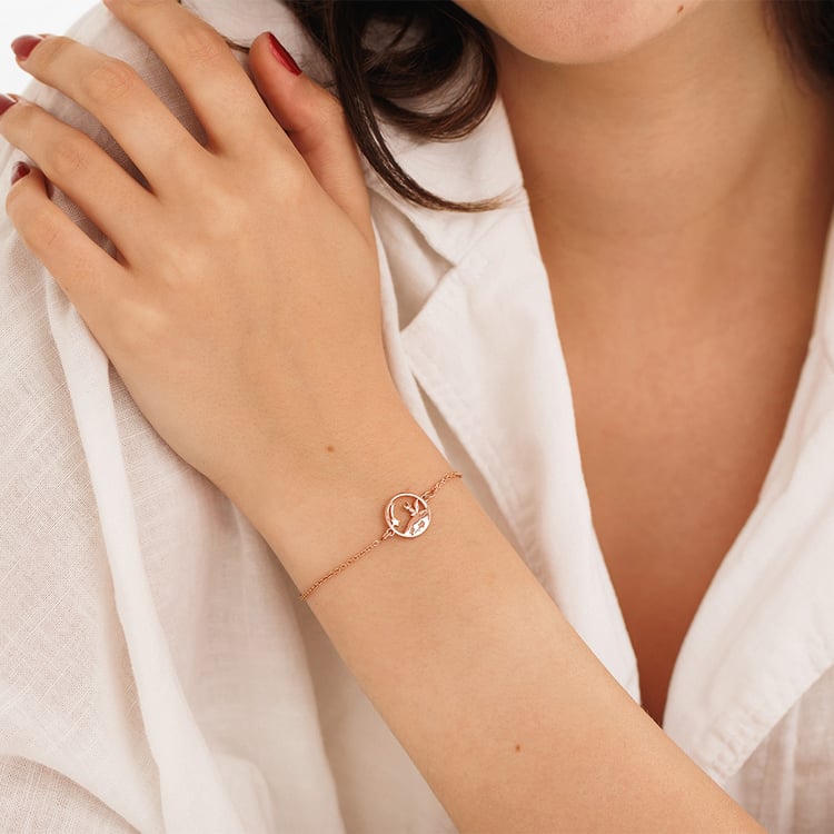 Armband mit einem geschnitzten Fuchs Der Kleine Prinz 157536